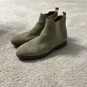 Mens 10.5 boots, Chelsea boots tan suede Steve Madden